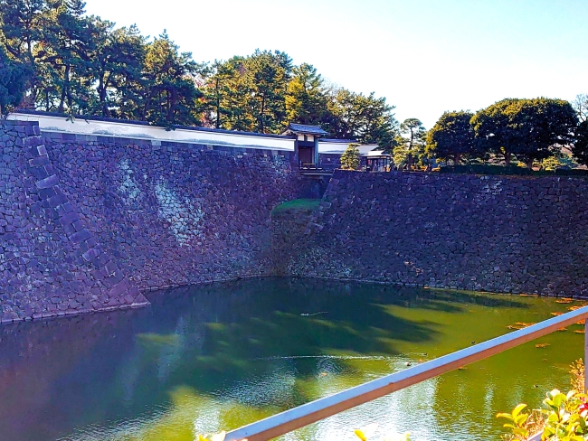 平川濠と北桔橋門